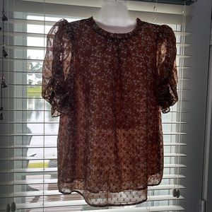 NWOT Frilly Girly Beautiful blouse
